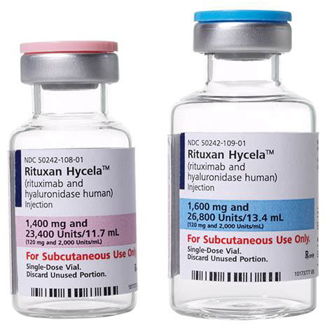 Hyaluronidase/Rituximab (Rituxan Hycela)